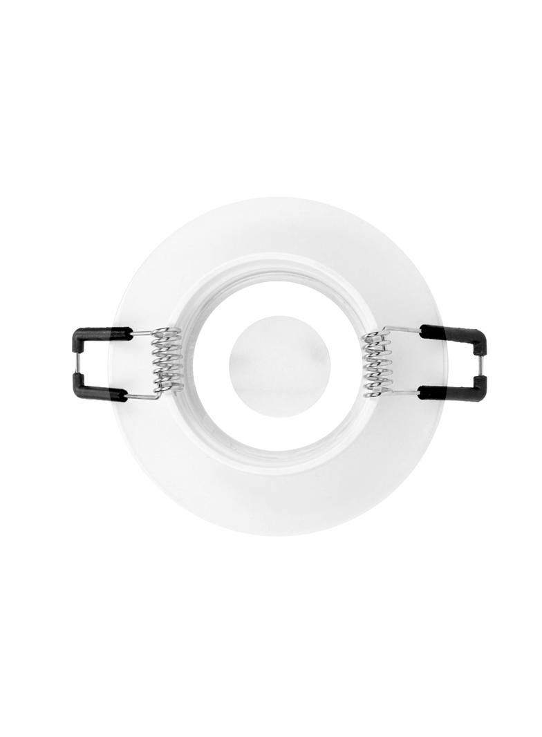 DARI R ramka dekoracyjna oprawy punktowej, MR16/GU10 max 50W, okrąg, biała IP44 AD-OD-6170/W ORNO