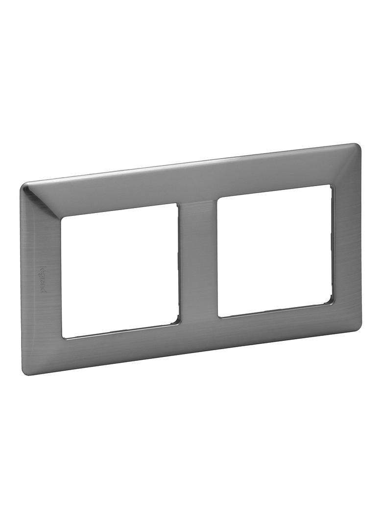 VALIF:RAMKA X2 STALOWY, Legrand