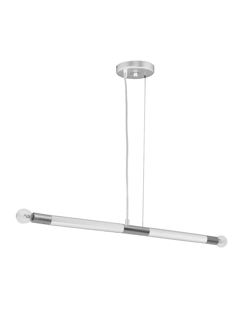 Milagro lampa wisząca Bastone 2xE14 biała/chrom MLP6566