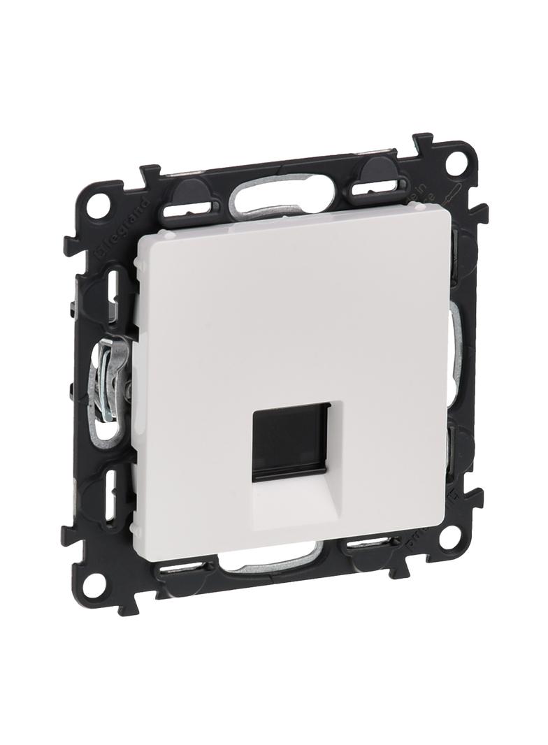 VALENA LIFE GNIAZDO 1 x RJ 45 kat. 6 STP BIAŁE, Legrand