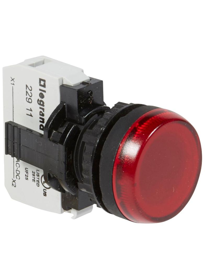 LAMPKA IP69 CZERWONA LED 12-24V, Legrand