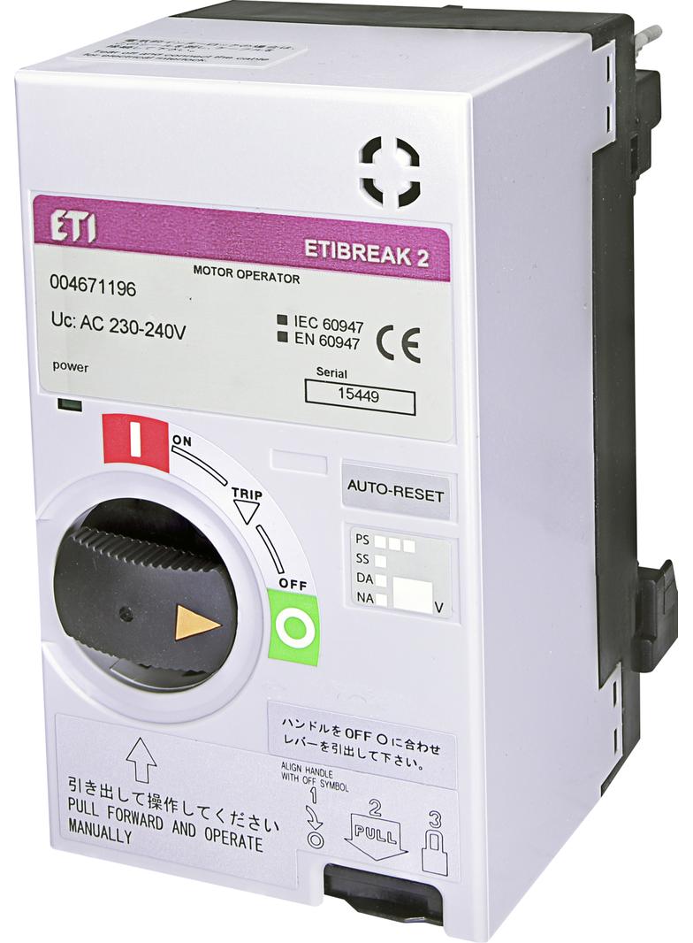 Napęd silnikowy z autoresetem MO2 250 AC230-240V RS 004671196 ETI