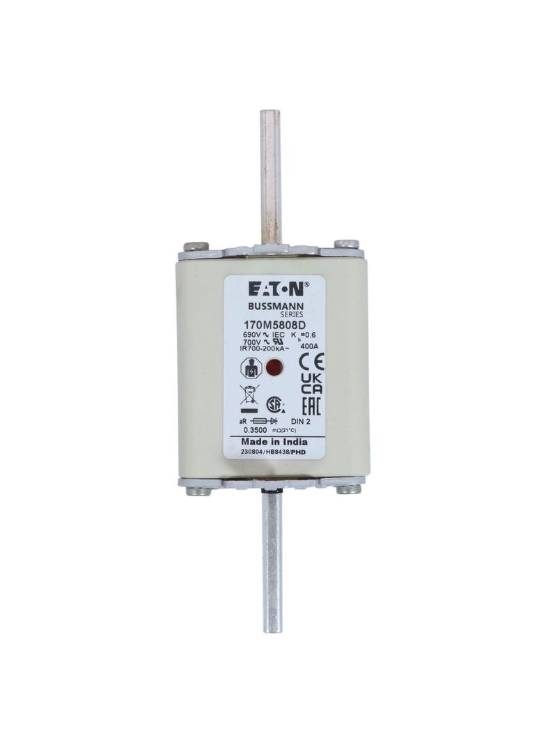 400A 690V aR DIN 2 HSDNH FUSE Wkładka szybka 400A AC 690V DIN 2 aR DIN IEC podwójny wskaźni 170M5808