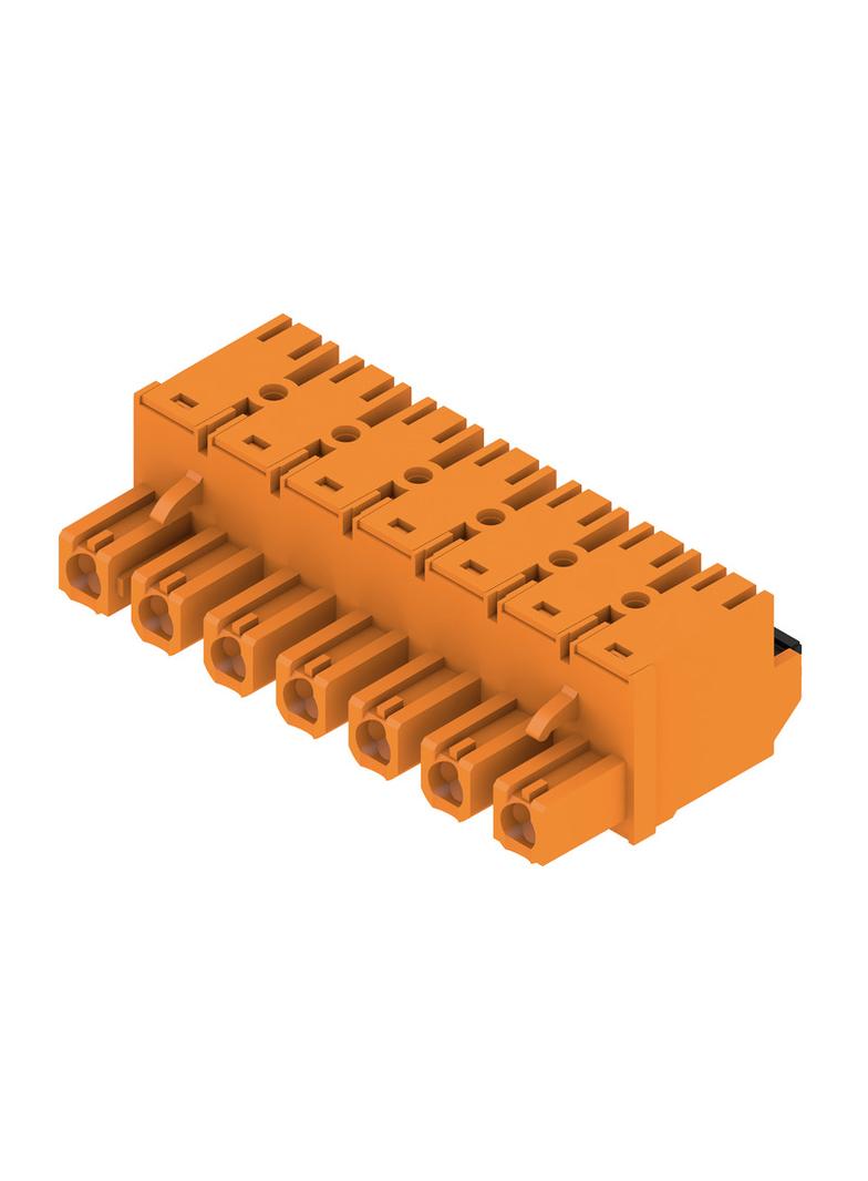 BLF 7.62HP/07/180 SN OR BX Wtyk PCB (złącze wiązki), 7.62 mm, Liczba biegunów: 7, PUSH IN /30szt./ 1230190000 WEIDMÜLLER