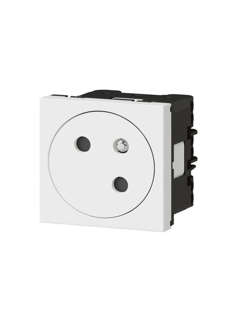 MOSAIC GN 2P+Z UKOŚNE POD KĄTEM 45 PODŁĄCZ PRZEZ ZAC AUTOMAT-2 MOD ALU 16A-250V, Legrand