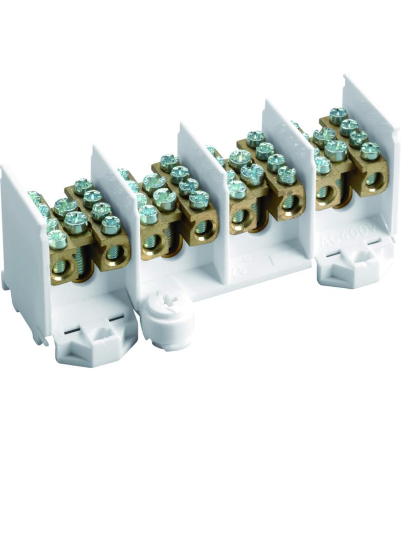 Zaciski rozgałęźne 4-polowe 25/4x16mm2 K28N HAGER