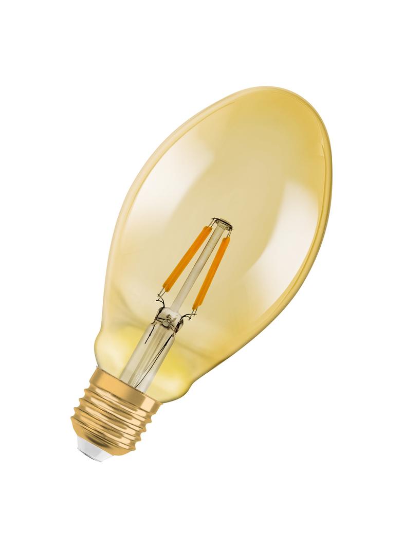 Lampa LED Vintage 1906 CL OVAL Filament szkło przezroczyste GOLD 40 non-dim 4,5W 825 E27