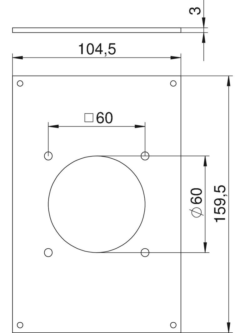 VHF8, PŁYTKA POKRYWOWA