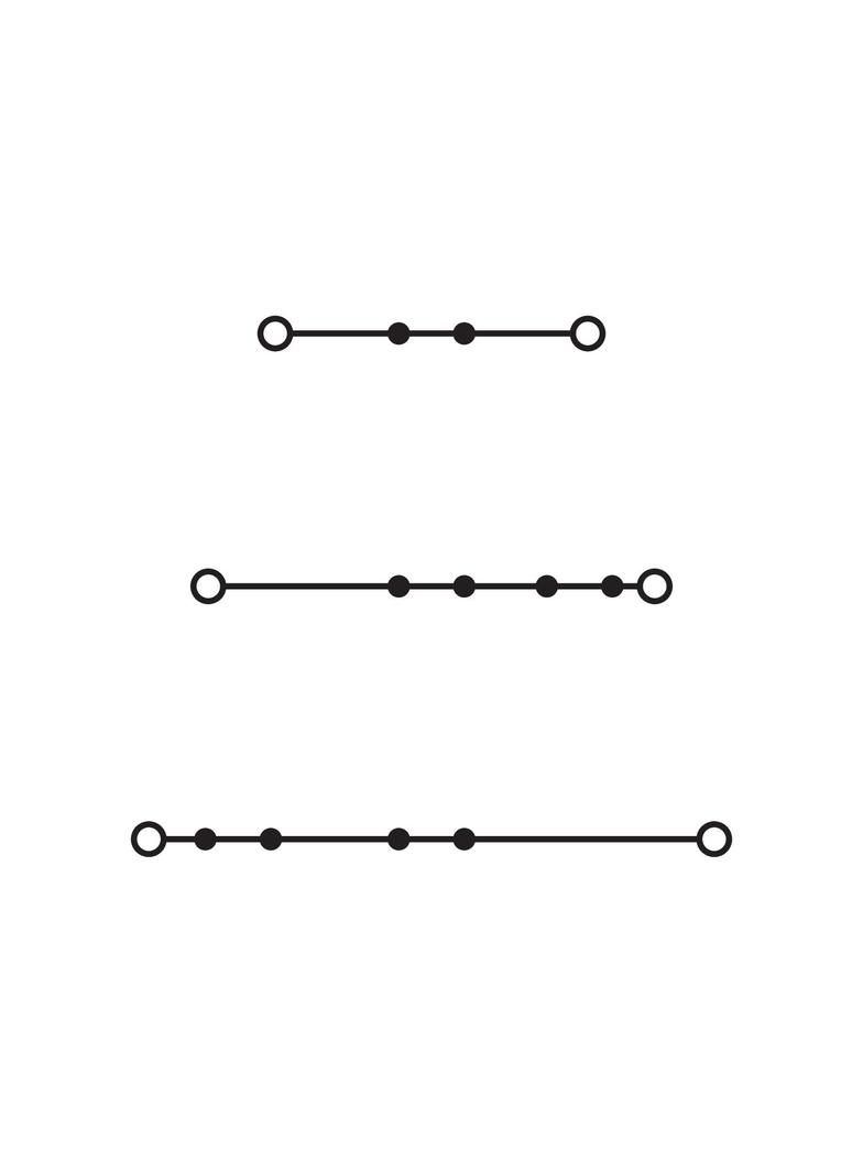 TOPJOBS złączka 3-piętrowa 2,5 mm2 N/N/N niebieska