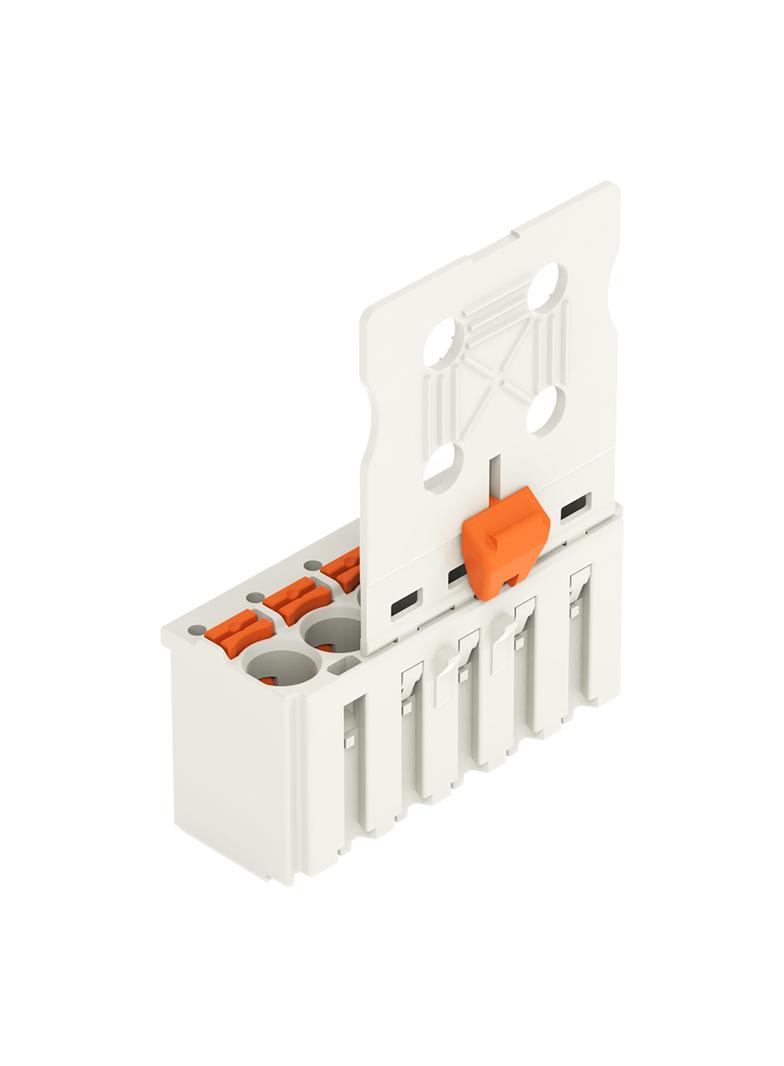 Gniazdo picoMAX raster 5mm 6‑biegunowe z płytką uchwytową i suwakiem 2092‑1106/002‑000 /50szt./ WAGO