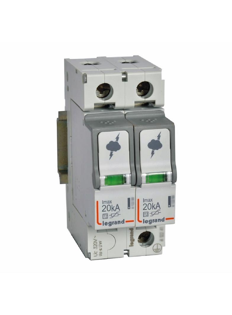 OGRANICZNIK PRZEPIĘĆ T2 20 KA 2P, Legrand