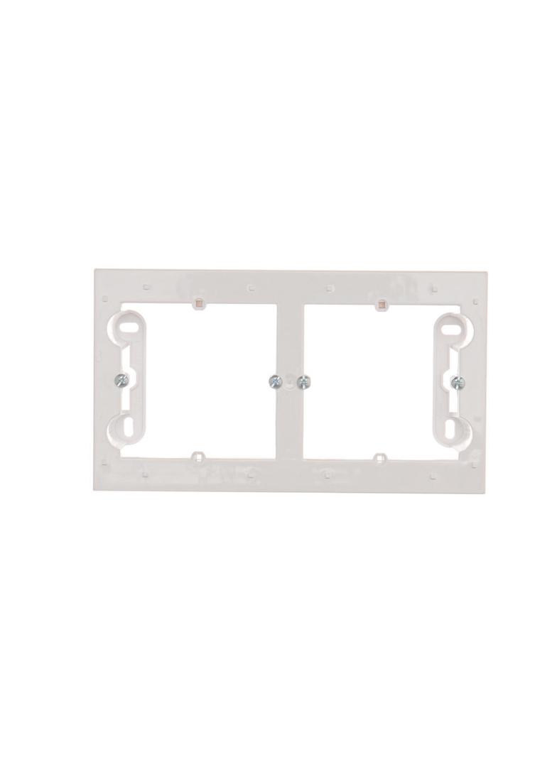 Simon 54 Premium Puszka natynkowa 2-krotna do ramek PREMIUM. Głębokość 35mm biały