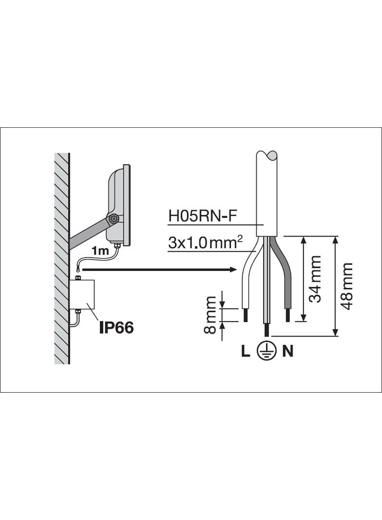 FL 100 P 69W 10KLM 840 PS SY100 BK LEDV