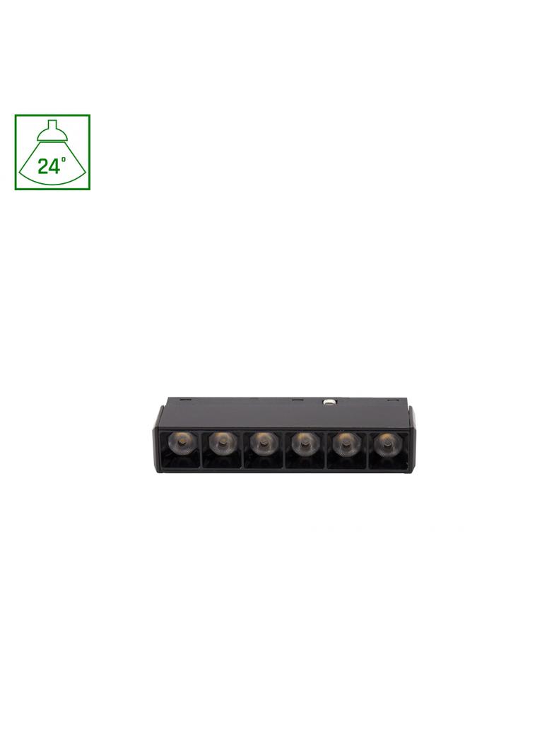 SYSTEM SHIFT BASIC - GRID XS OPRAWA LINIOWA 110MM 6W 2700K CZARNY