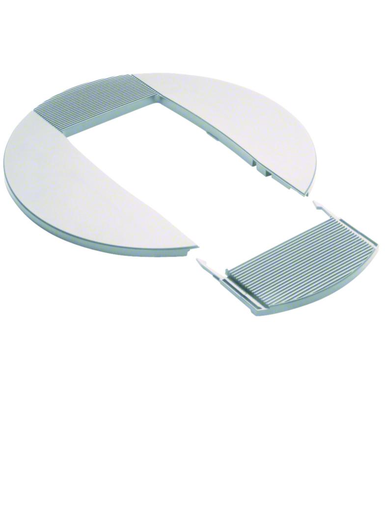 tehalit.DA200 Rozeta maskująca do DA200-80 kolumna dwustronna biały