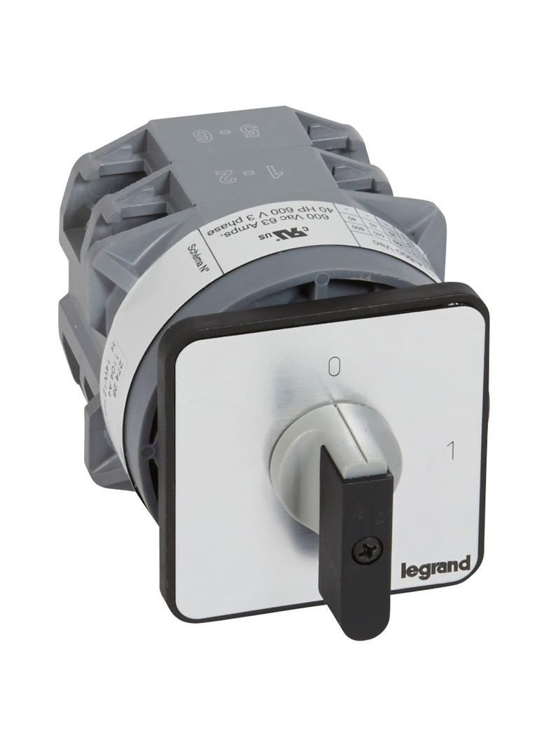 PRZEŁĄCZNIK KRZYWKOWY 0-1 PR63 63 A 4P, Legrand