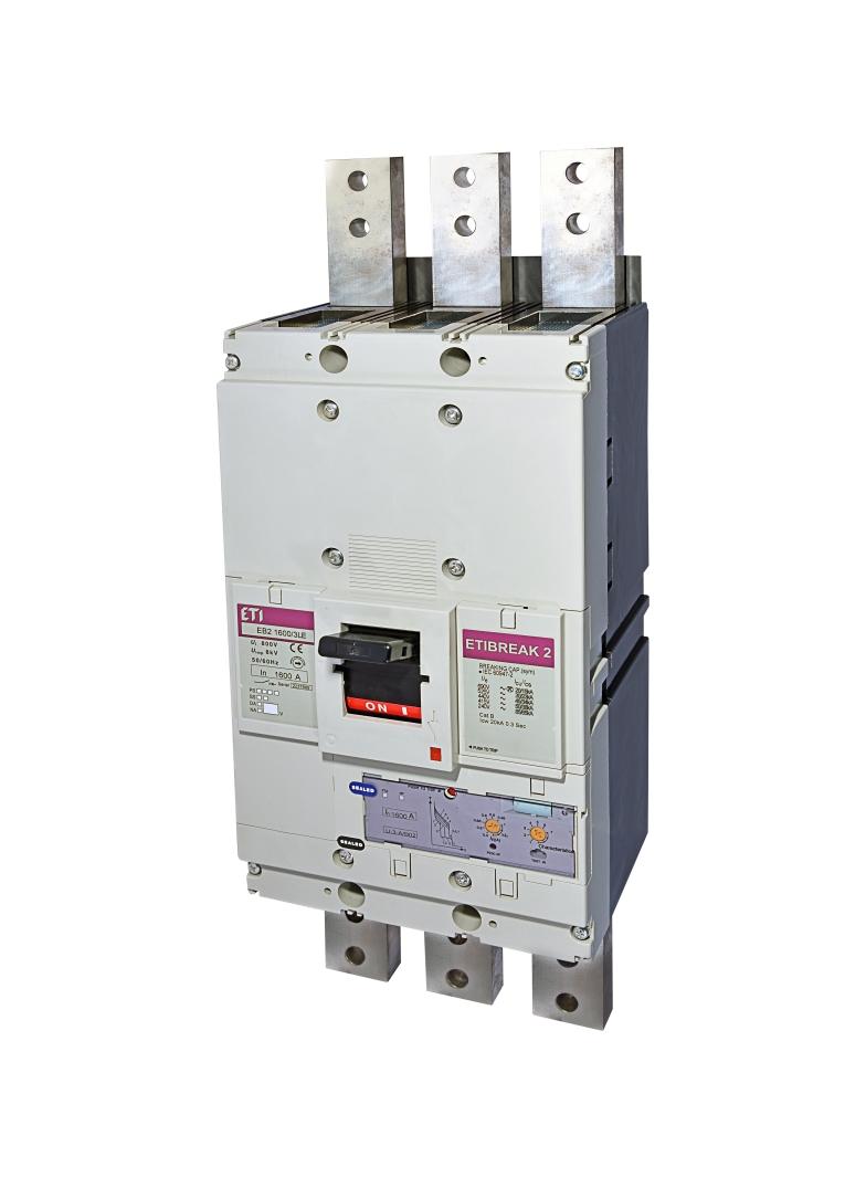 Wyłącznik mocy 50kA wyzw. elektroniczny EB2 1600/3LE-FC 1600A 3P 004672250 ETI
