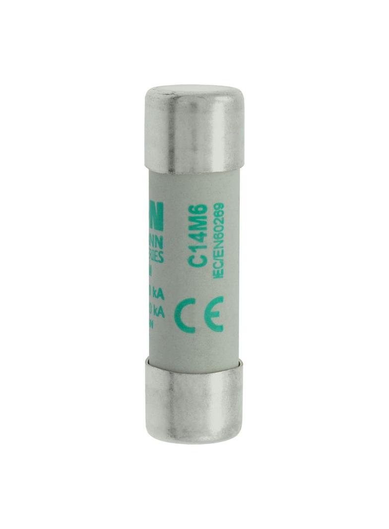 CYLINDRICAL FUSE 14 x 51 6A AM 690V AC Wkładka cylindryczna 14 x 51mm 6A AM 690V AC C14M6 EATON