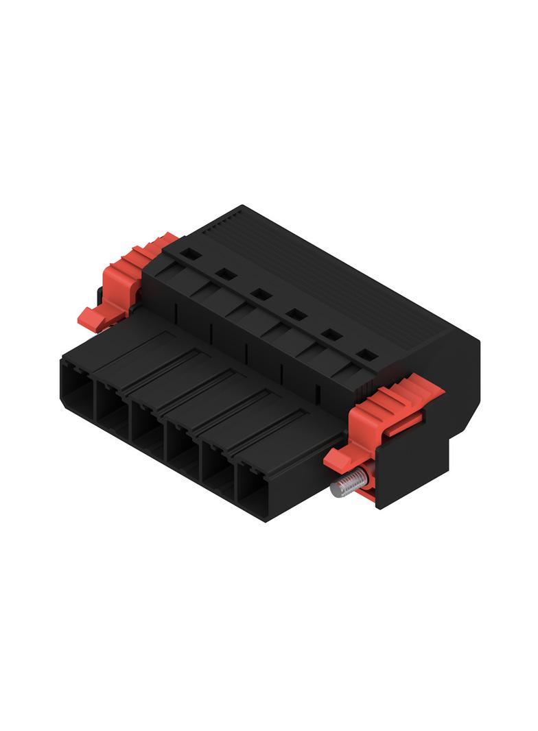 SVF 7.62HP/06/180SFI SN BK BX Wtyk PCB (złącze wiązki), 7.62 mm, Liczba biegunów: 6, PUSH IN /25szt./ 1124850000 WEIDMÜLLER