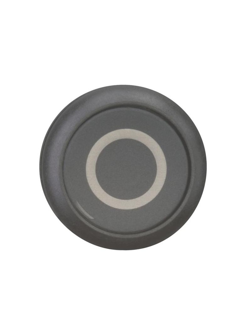 M22S-DR-S-X0 Napęd przycisku czarny /O/ bez samopowrotu płaski 216633 EATON