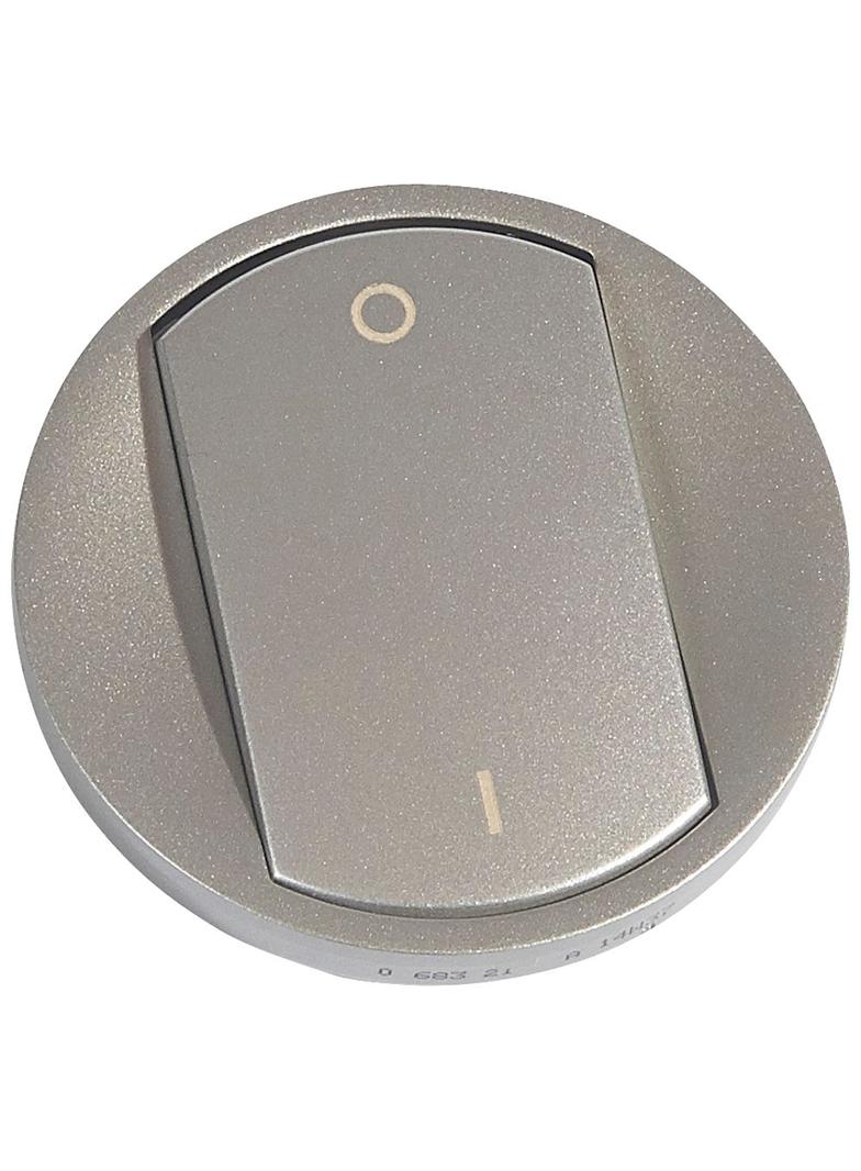 CELIANE - KLAWISZ ŁĄCZNIKA DWUBIEGUNOWEGO TYTANOWY, Legrand