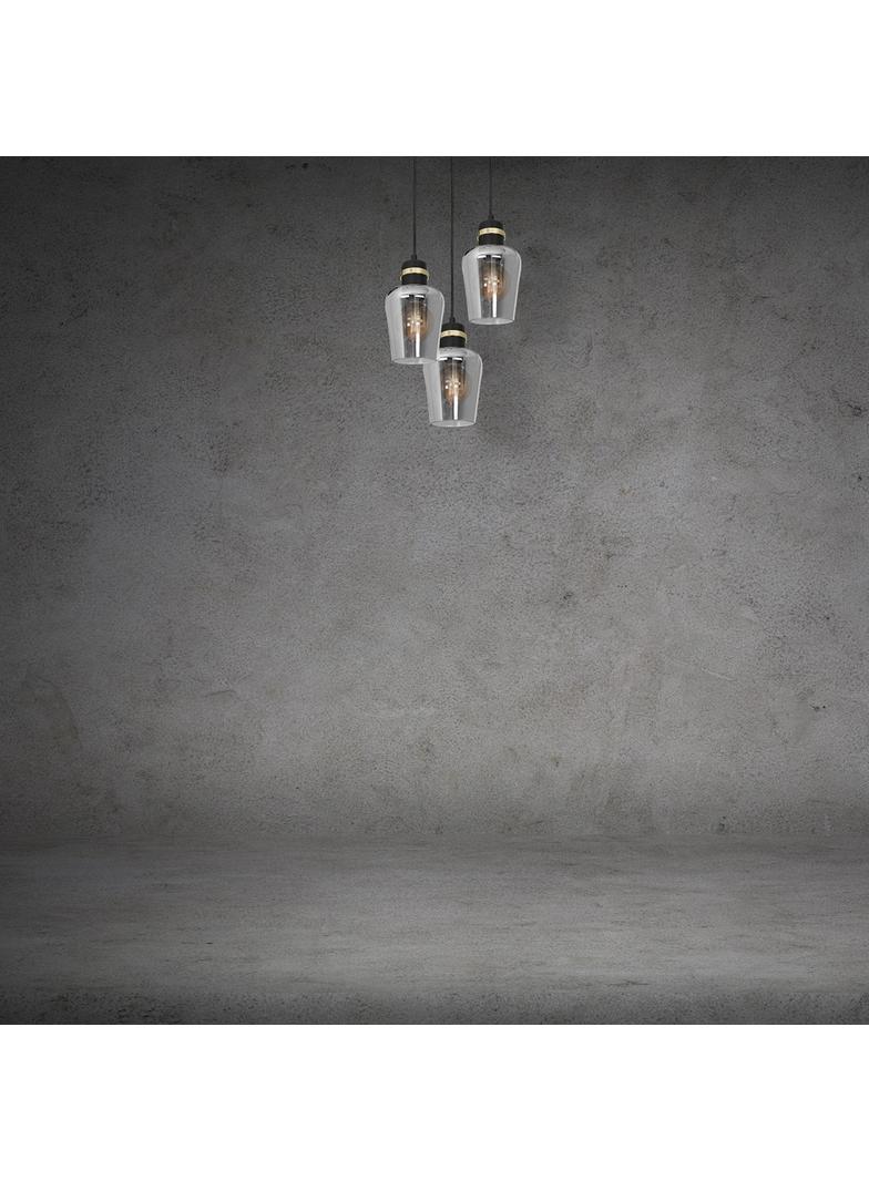 Milagro lampa wisząca Richmond 3xE27 czarno/złota MLP6541