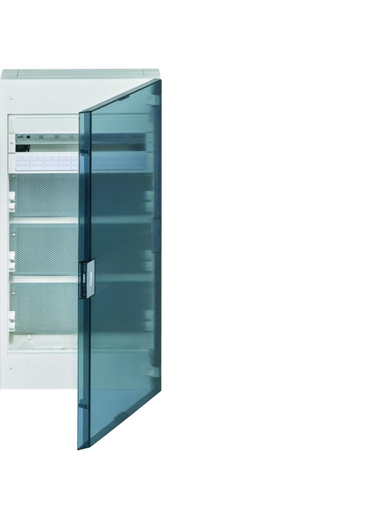 vega Rozdzielnica natynkowa 4R 3x płyta montażowa, 1x szyna TH, drzwi transp.