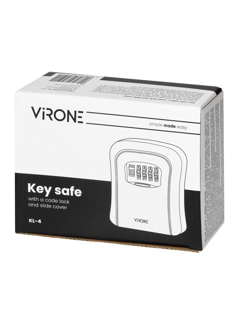 Sejf na klucze z zamkiem szyfrowym i zasuwką KL-4 VIRONE