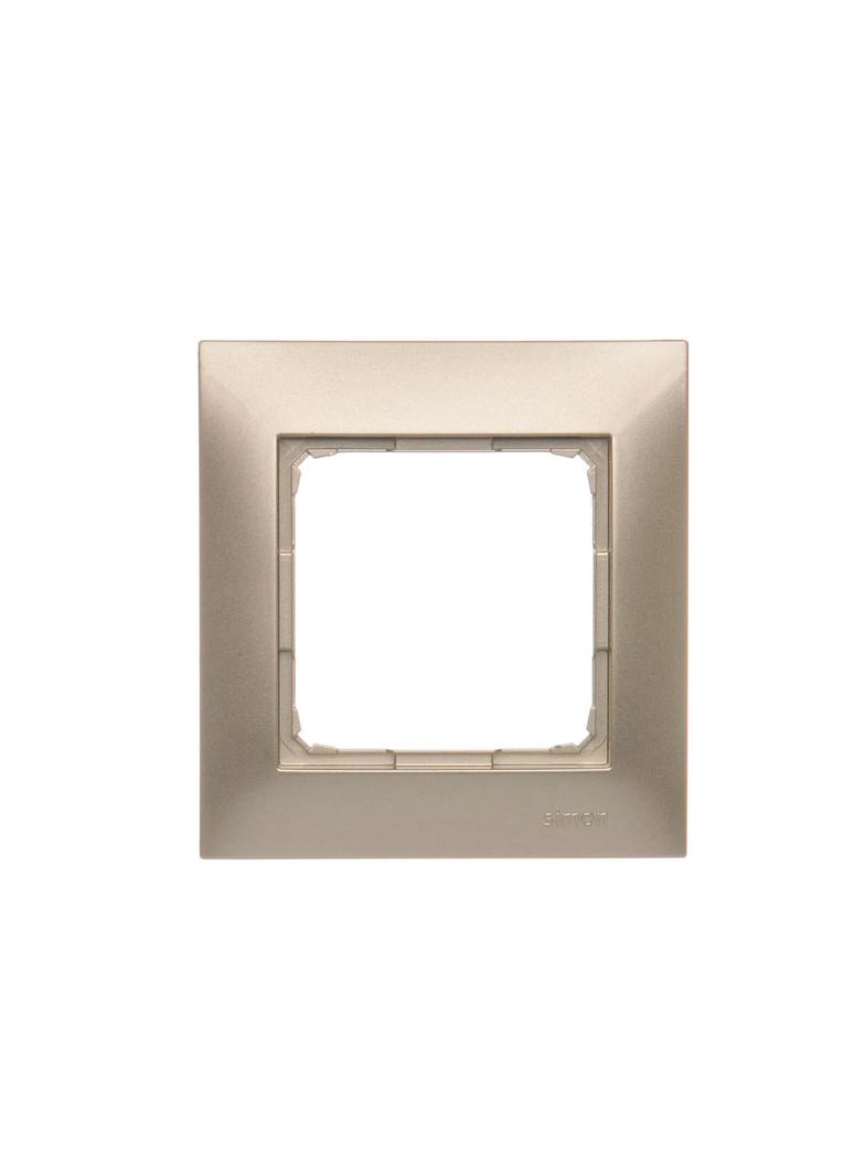 Simon 54 Premium Ramka 1-krotna PREMIUM IP20 / IP44 złoty mat DR1/44 KONTAKT
