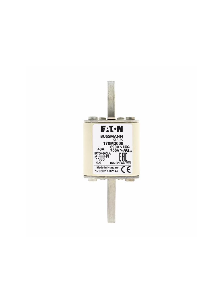 40A 690V 1*/80 aR INDICATOR FUSE Wkładka szybka 40A AC 690V compact DIN 1 45x45x104 mm aR 170M3008 E