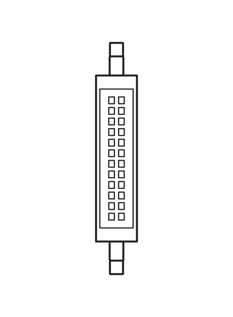 LINE 118 CL 100 non-dim 11W 827 R7S TRZONKI SPECJALNE LEDVANCE