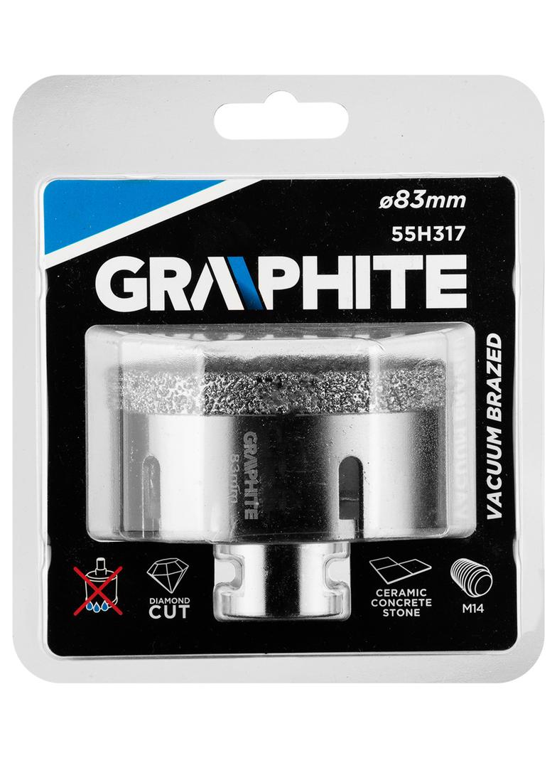 Otwornica diamentowa 83 mm x M14