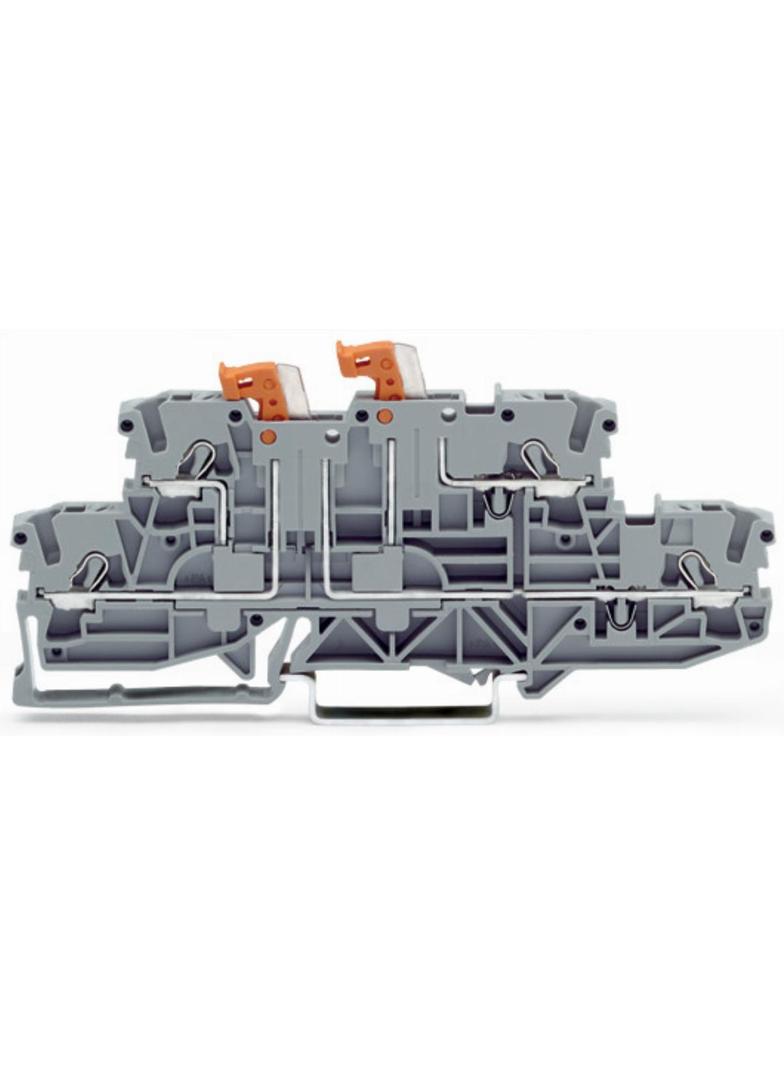 TOPJOBS złączka 2-piętrowa 2,5 mm2 rozłączalna szara