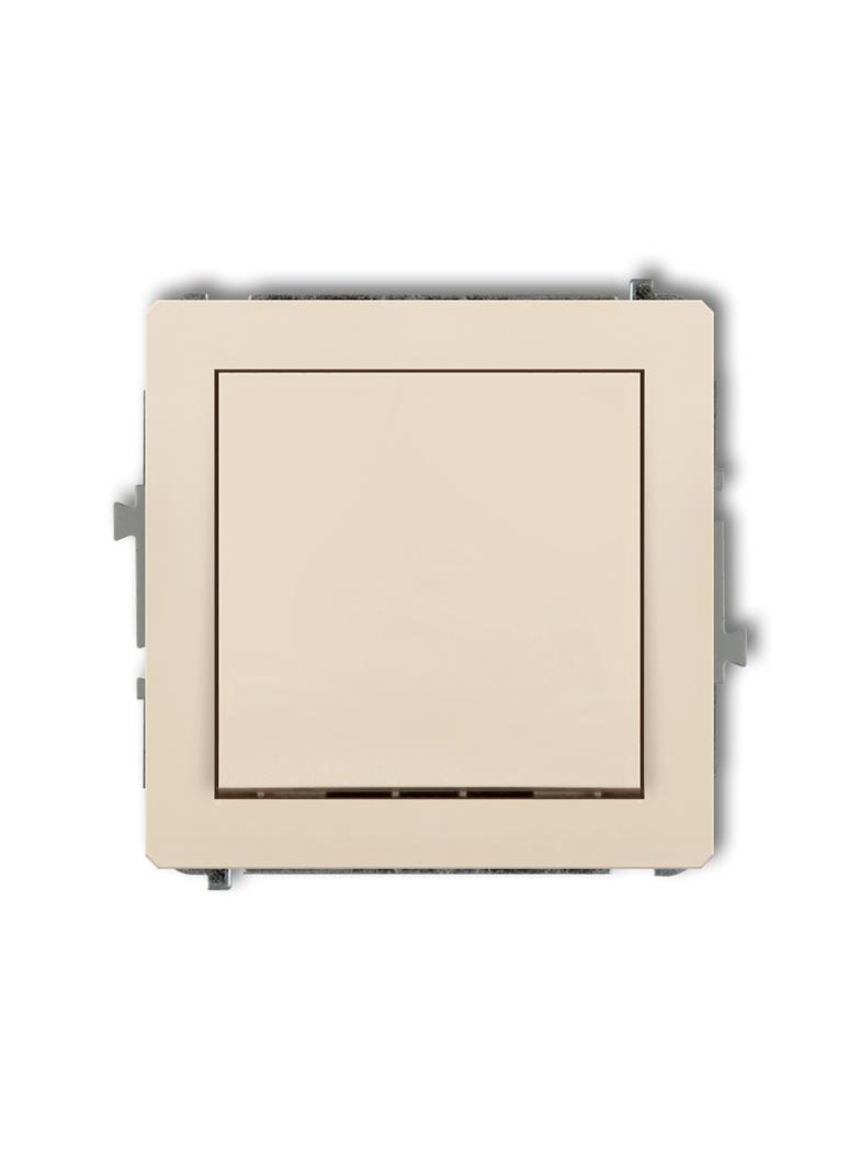 DECO Mechanizm łącznika krzyżowego (jeden klawisz bez piktogramu) beżowy