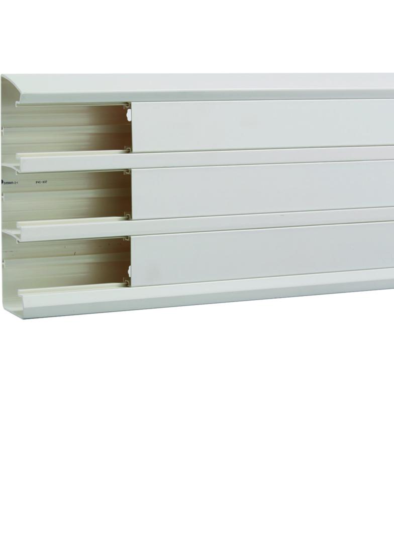 tehalit.GBD Kanał elektroinstalacyjny 50x190mm 3 komory biały GBD5019009016 HAGER