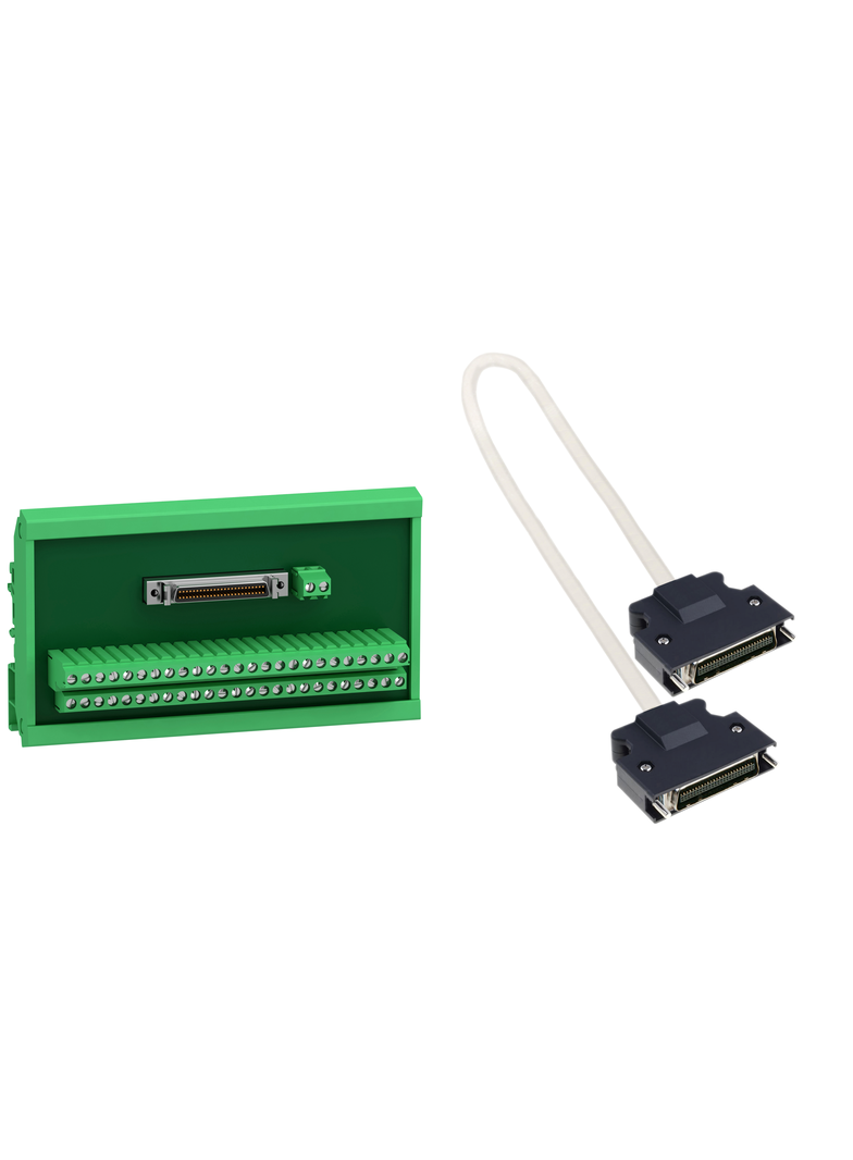 Moduł listwy zaciskowej LXM28 IO z kablem połączeniowym 0.5m dla interfejsu CN1 I/O