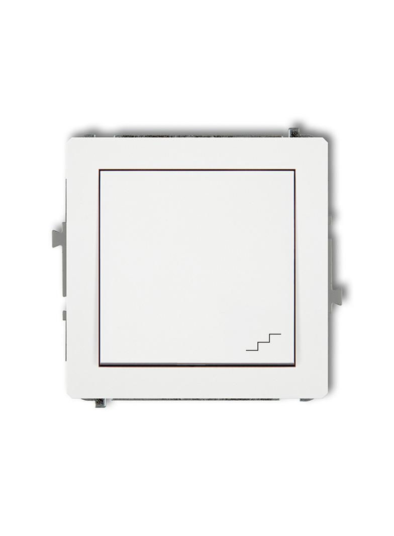 DECO Mechanizm łącznika schodowego biały