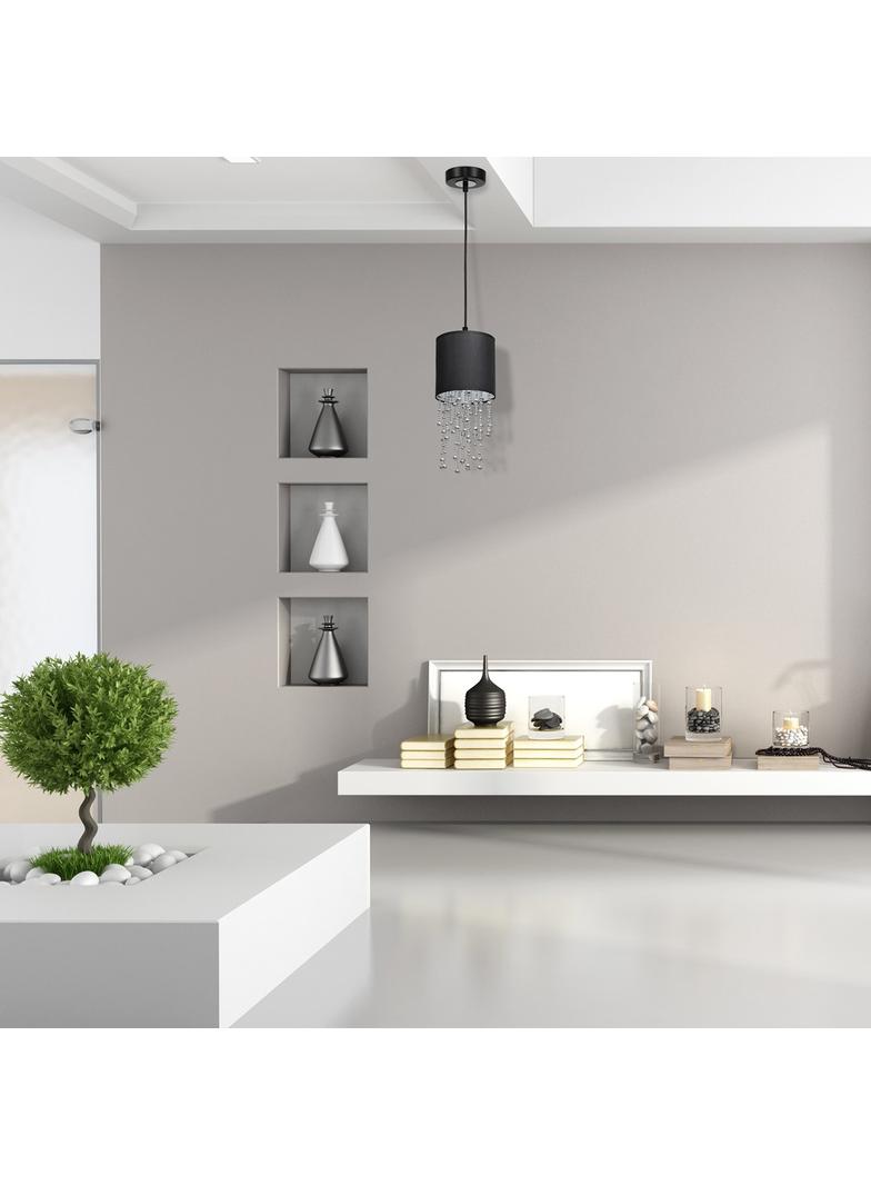 lampa wisząca Almeria E27 czarna MLP6429 Milagro