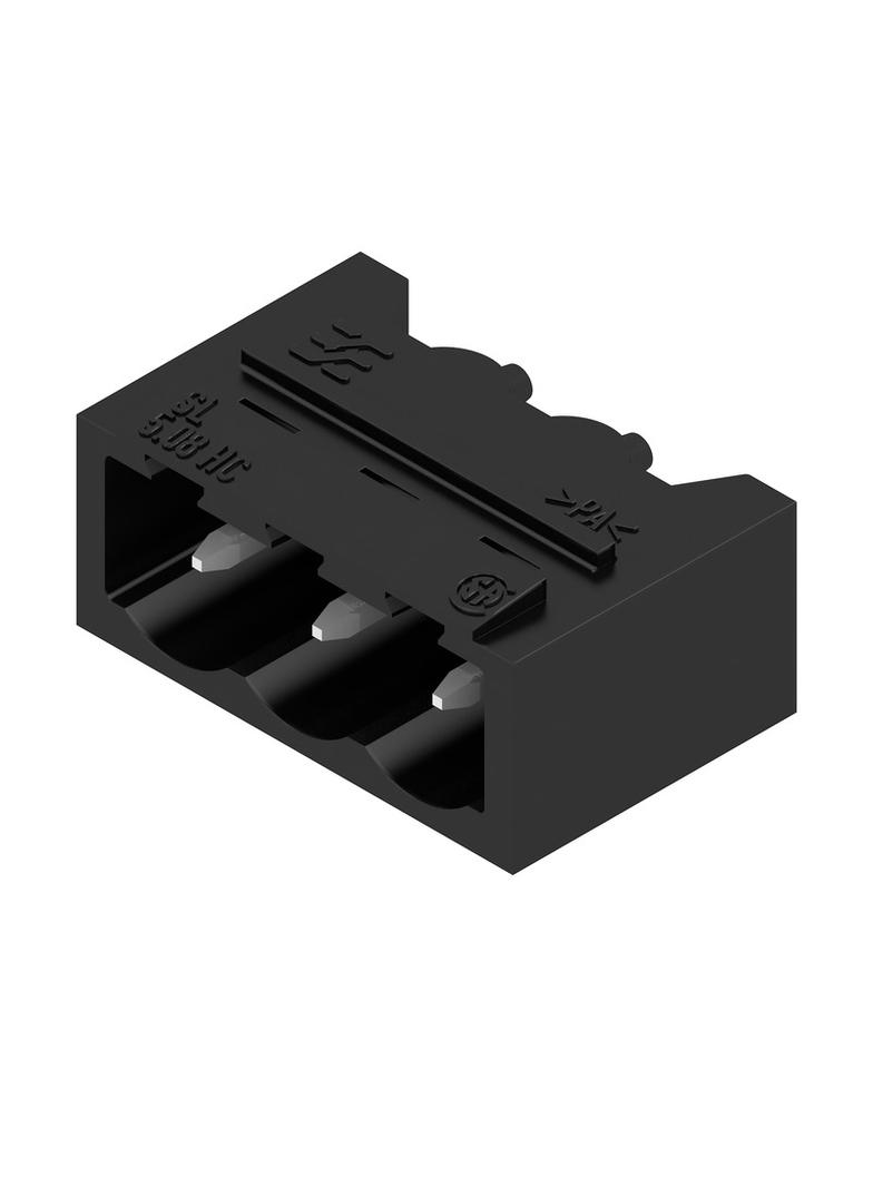 SL 5.08HC/03/90G 3.2SN BK BX Złącze wtykowe płytek drukowanych /100szt./ WEIDMULLER