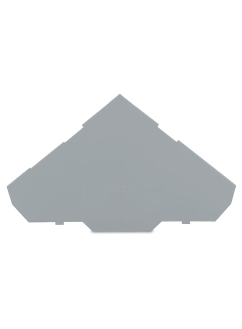 ścianka końcowa szara