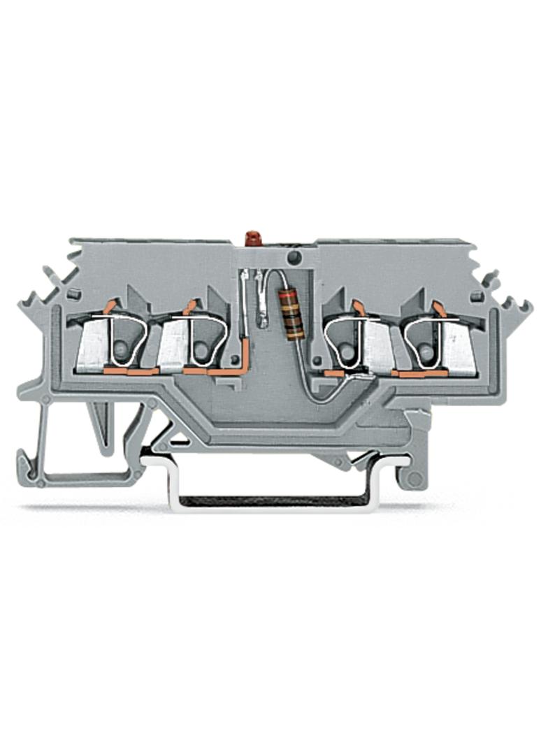 złączka z LED 4-przewodowa 1,5 mm2