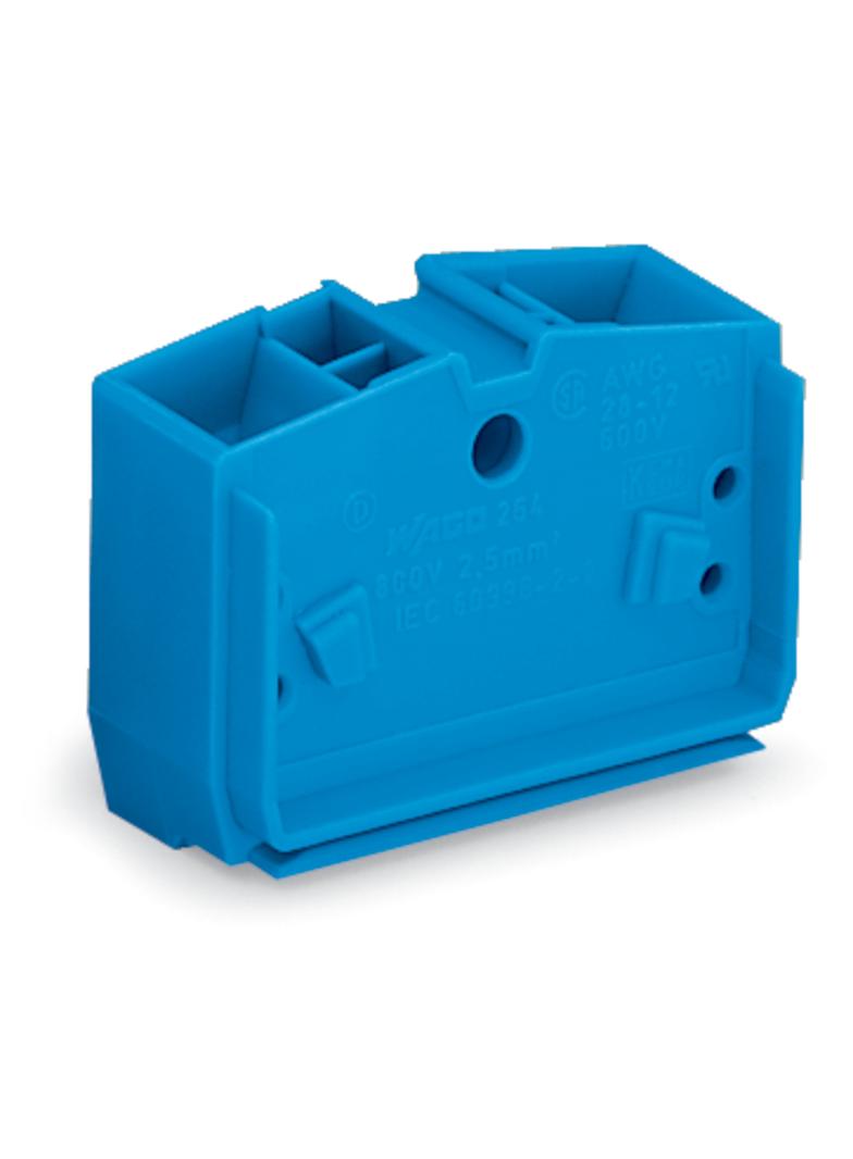 złączka wewnętrzna 4-przew. 2,5 mm2 niebieska