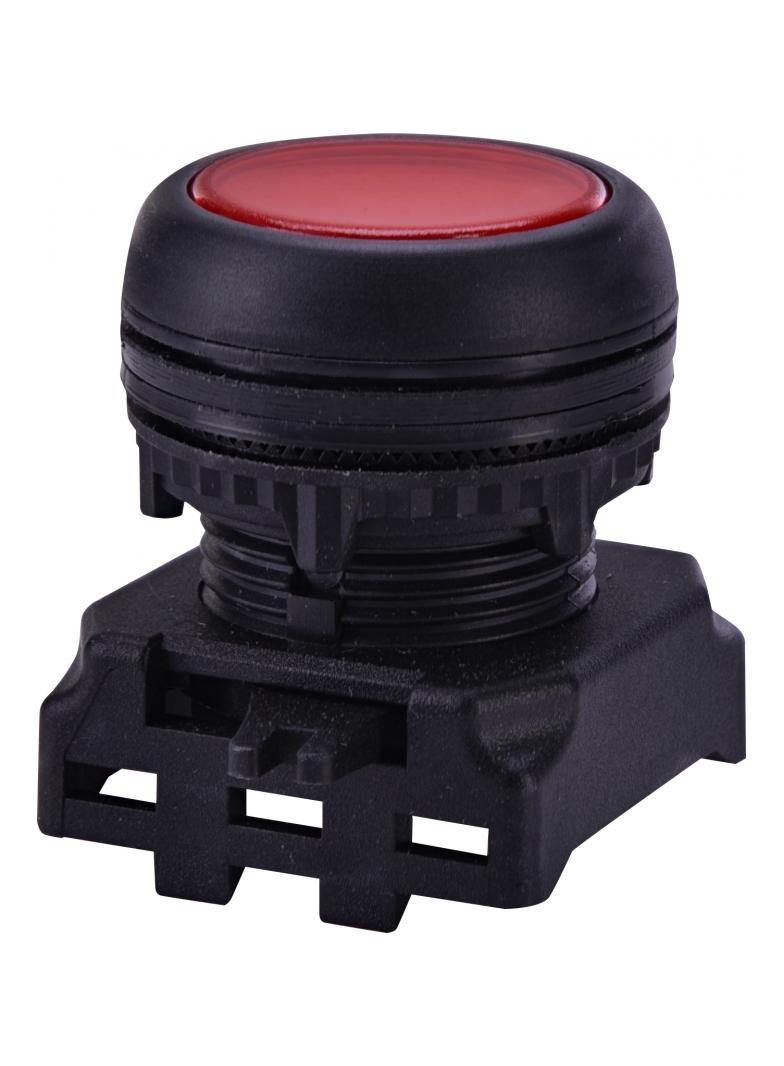 EGFI-R - Napęd z guzikiem krytym podświetlanym -Czerwony