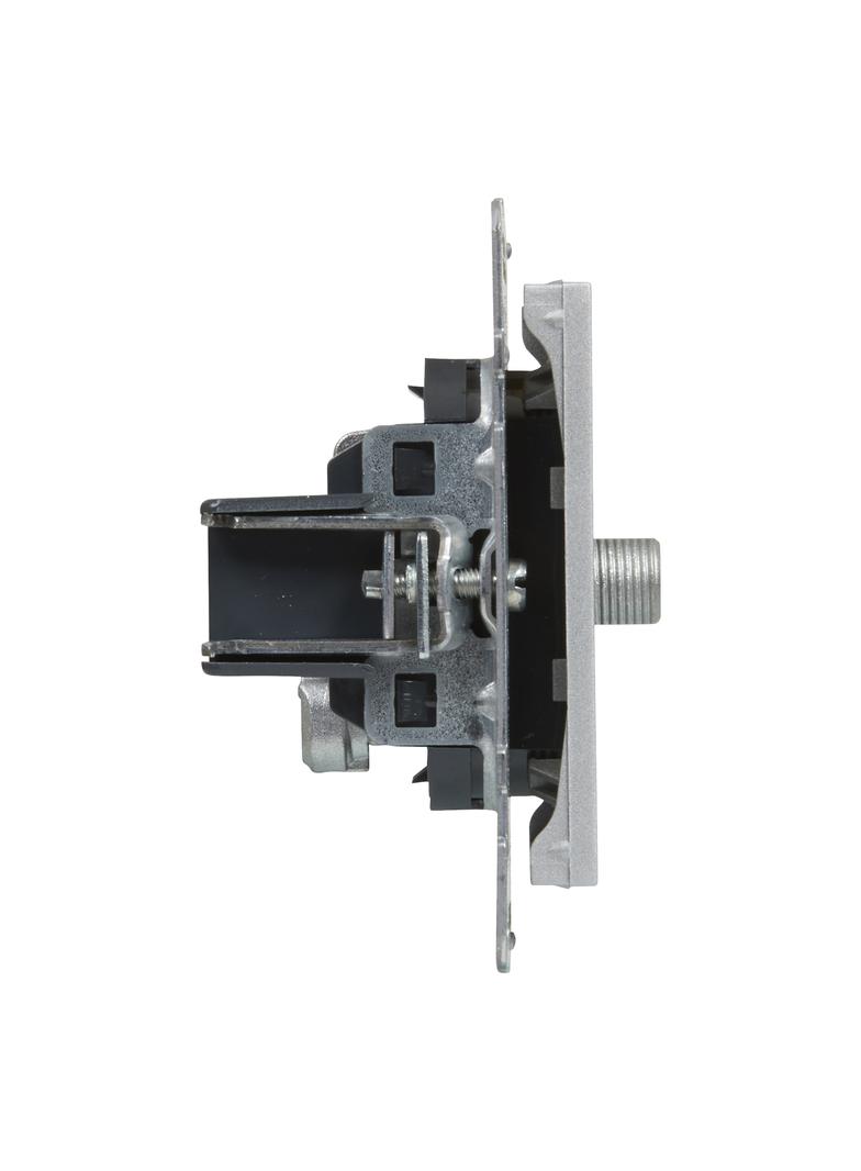 SUNO - Gniazdo TV typ  F  - końcowe - 1.5 dB, Aluminium, Legrand