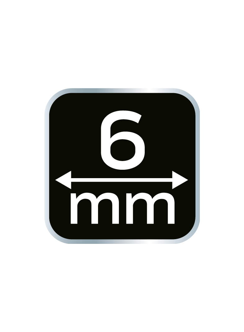 Dłuta 6, 12, 18, 24 mm, zestaw 4 szt. Uchwyt drewniany