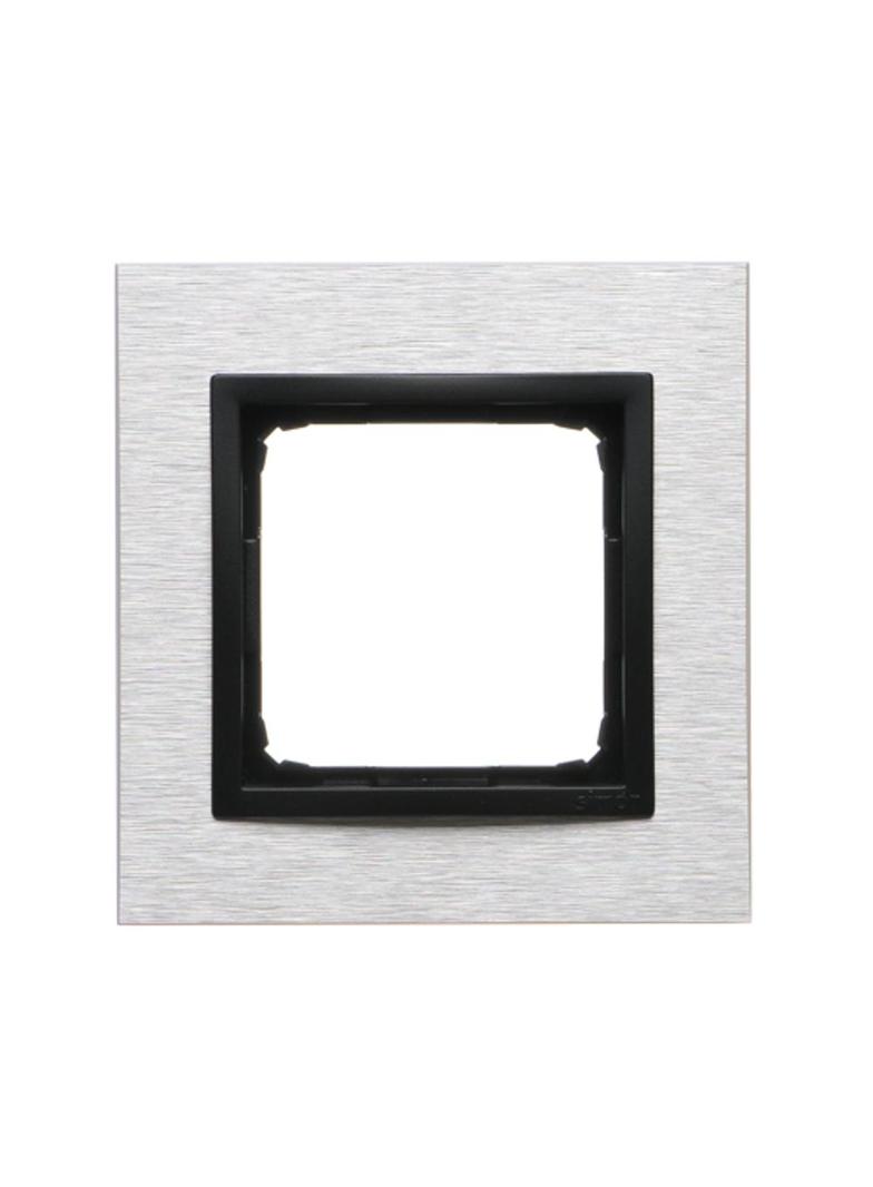 Simon 54 NATURE WMDZ-0110xS-082 Ramka 1-krotna Nature-Metal, INOX NERO, IP20/IP44. (IP44-należy zast DRN1/82 KONTAKT