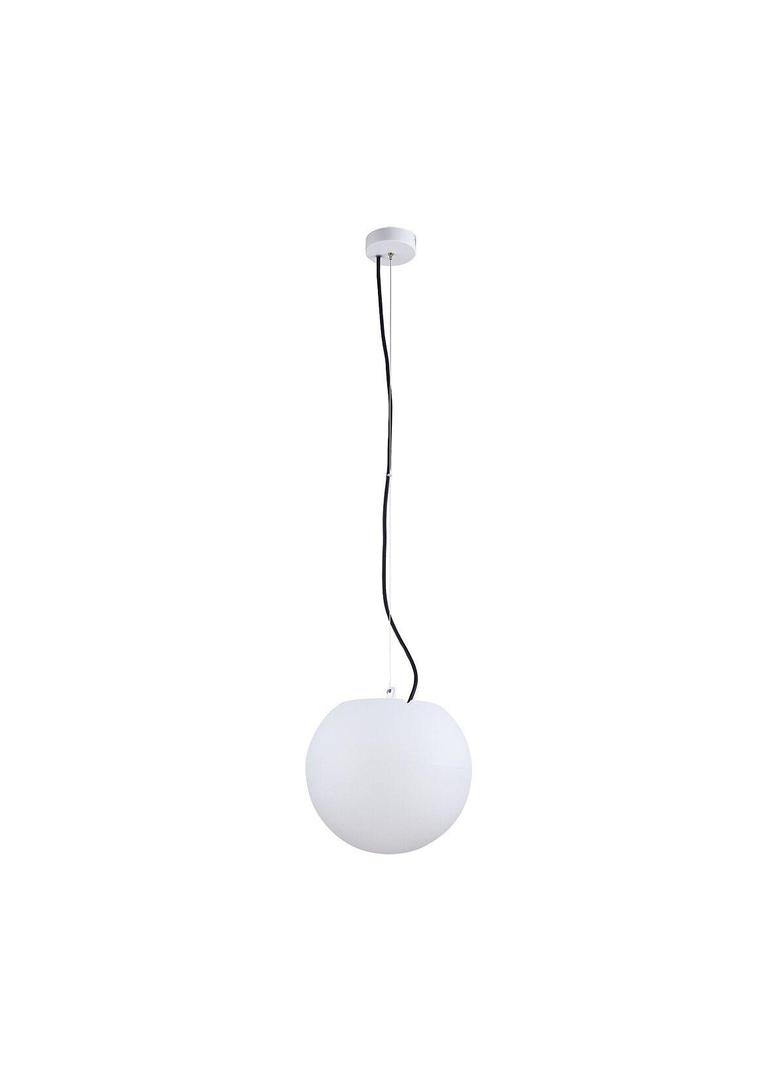 Nowodvorski lampa wisząca zewnętrzna Cumulus M E27 biała O45cm 9715
