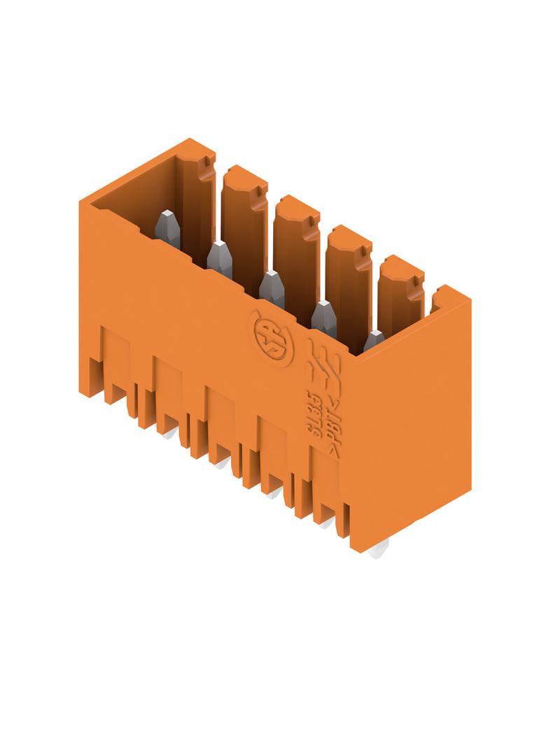 SL 3.50/05/180G 3.2SN OR BX Wtyki PCB (złącza płyty), 3.50 mm, Liczba biegunów: 5, kąt odejścia: 180° /50szt./ 1604500000 WEIDMÜLLER