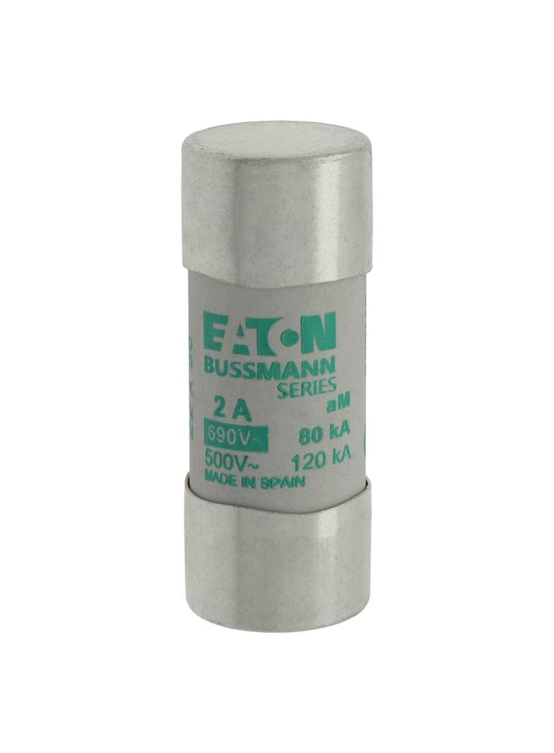 CYLINDRICAL FUSE 22 x 58 2A AM 690V AC Wkładka cylindryczna 22 x 58mm 2A AM 690V AC C22M2 EATON