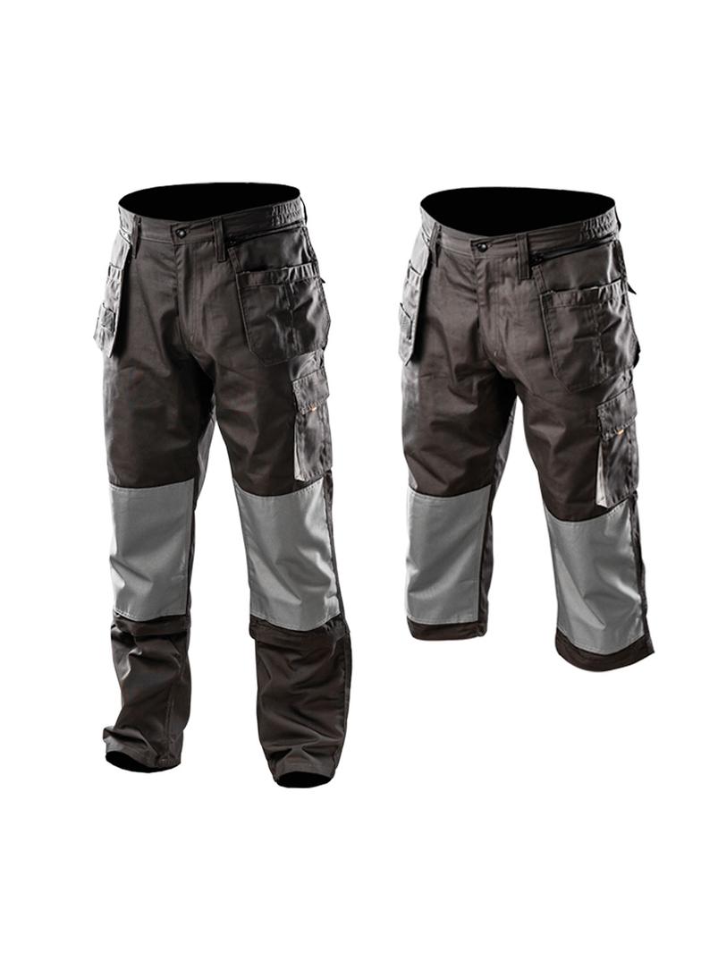 Spodnie robocze, rozmiar XXL/58, odpinane kieszenie i nogawki